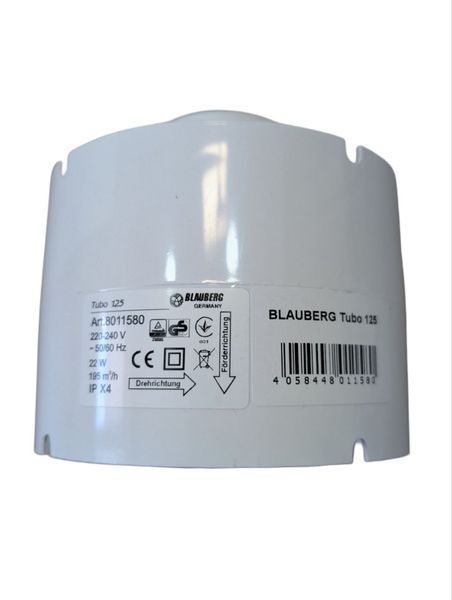 Витяжний вентилятор Blauberg tubo 125. Blaubtubo-125 фото